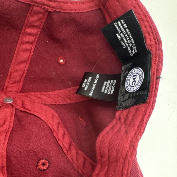 DC Injustice 2 Baseball Cap Flash Logo Hat Adjustable Red Yellow Superhero - Picture 5 of 5